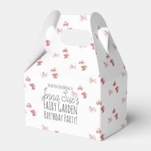 Ballotins Jardin de papillons Anniversaire Rose
