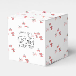 Ballotins Jardin de papillons Anniversaire Rose