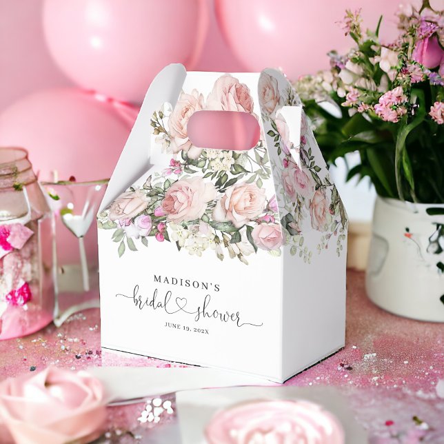 Ballotins Jardin de roses d'été Fleurs Mariage Shower (Favor box available in 3 sizes!)