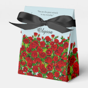 Ballotins Jardin de roses rouges classique romantique nom pe