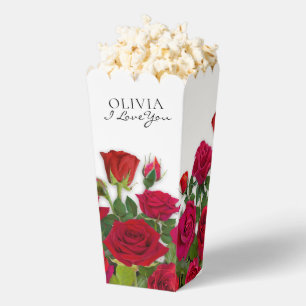 Ballotins Jardin de roses rouges modernes minimaliste floral