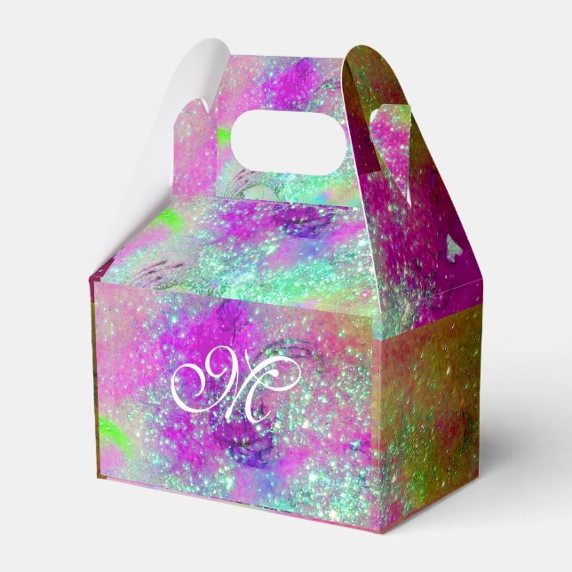 BALLOTINS JARDIN DES OMBRES PERDUES BLEU PURPLE ROSE FLORAL (Verso)