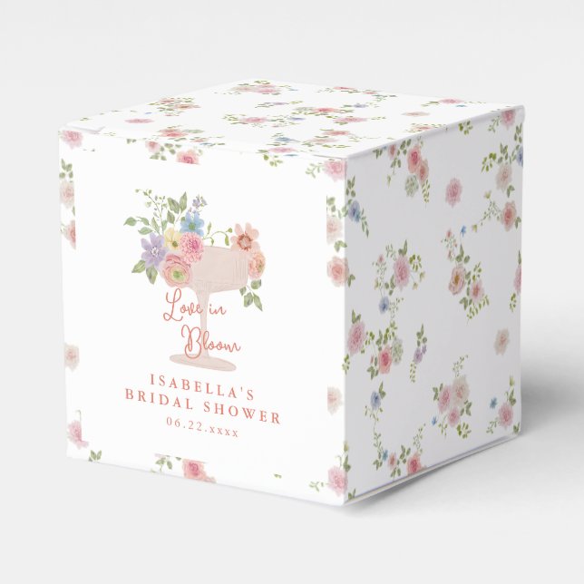 Ballotins Jardin Floral Love in Bloom Shower de Mariage (Verso)