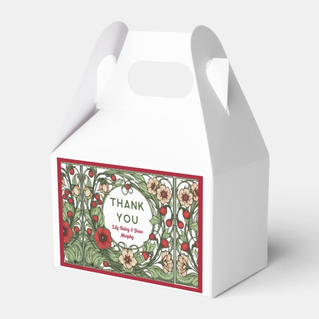 Ballotins Jardin vintage Art nouveau Mariage (Verso)