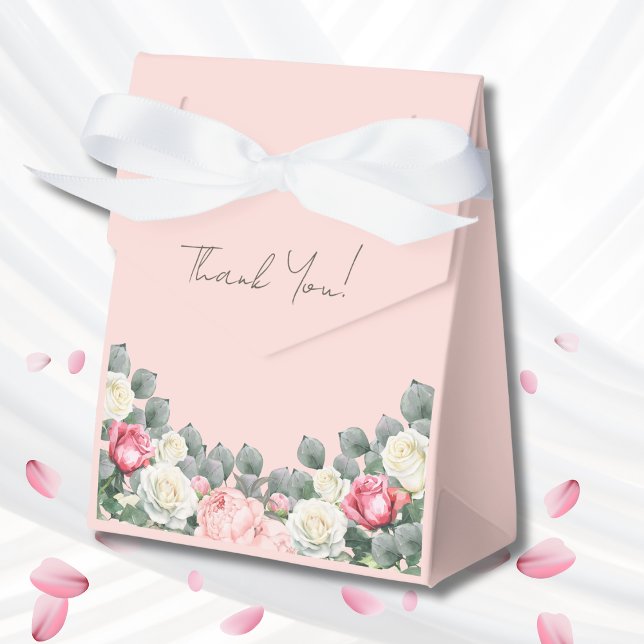 Ballotins Jardin Vintage rose vif Baby shower Roses (Créateur téléchargé)