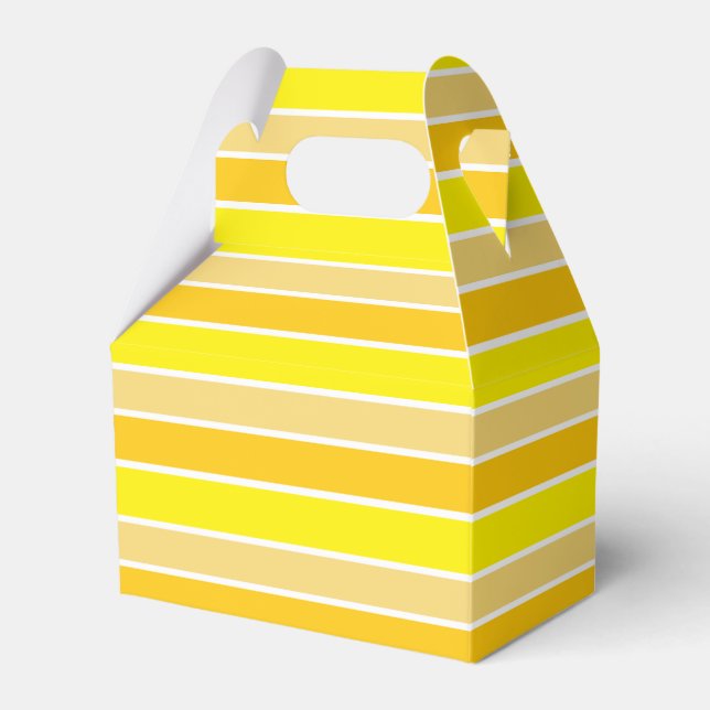 Ballotins Jaune Clair Rayé Horizontalement (Verso)