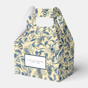 Ballotins Jaune et Bleu Miel Abeilles Toile Party Favoriser