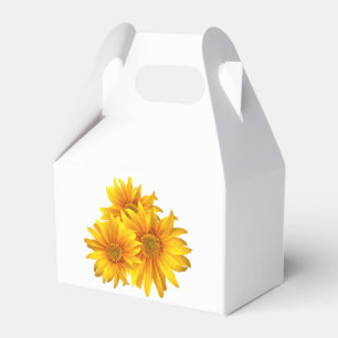 Ballotins Jaune Floral Tournesol Mariage / Cadeau de Fête