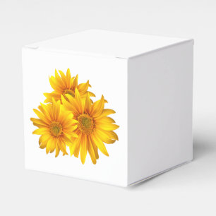 Ballotins Jaune Floral Tournesol Mariage / Cadeau de Fête