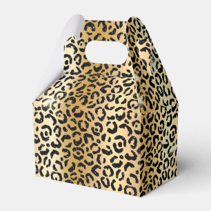 Ballotins Jaune Glam Parties scintillant noire Leopard