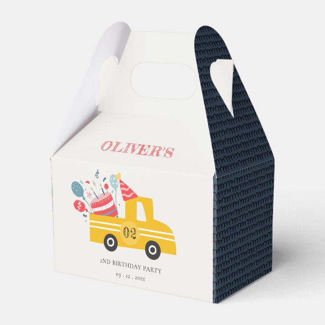 Ballotins Jaune mignon Quel Âge Anniversaire Fête Fête Fête  (Verso)