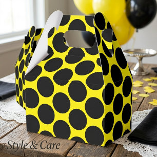 Ballotins Jaune vif avec style de pignon à point noir