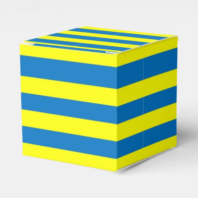 Ballotins Jaune vif et bleu rayé (Verso)