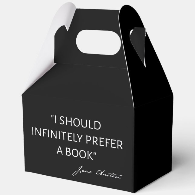 Ballotins Je devrais infiniment préférer un livre - Jane Aus (Verso)