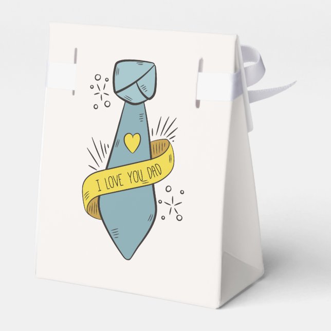 Ballotins Je t'aime Fête des pères papa | BALLOTIN (Arrière)