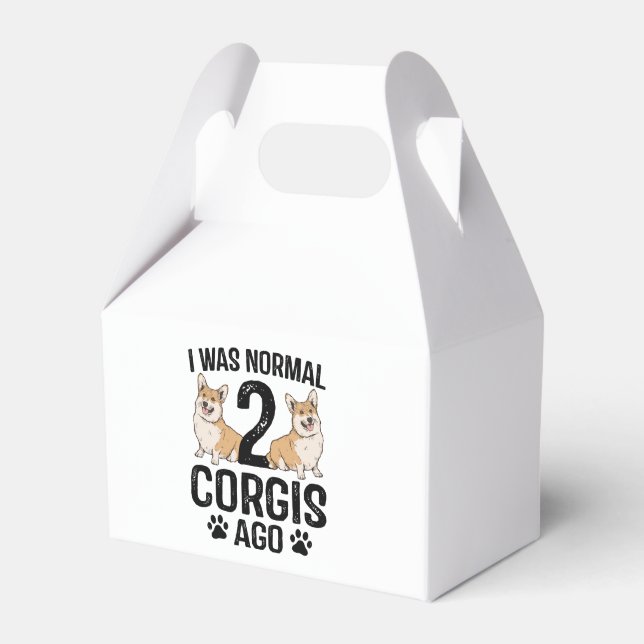 Ballotins J'étais normal il y a 2 Corgis Chien (Verso)