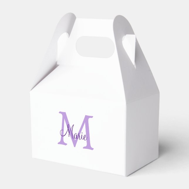 Ballotins jeté simple minimal ajouter nom monogramme rose ro (Verso)