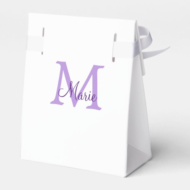 Ballotins jeté simple minimal ajouter nom monogramme rose ro (Arrière)