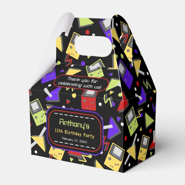 Ballotins Jeu Black Retro Anniversaire (Verso)