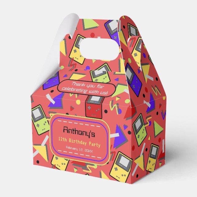 Ballotins Jeu Red Retro Anniversaire (Verso)