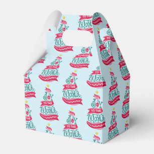 Ballotins Joie au Motif mondial de la typographie de Noël