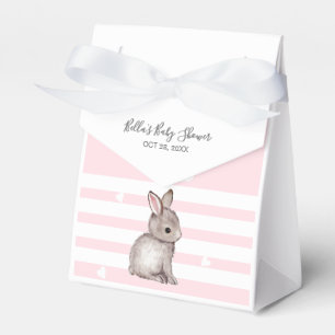 Ballotins Joli Baby shower lapin rose