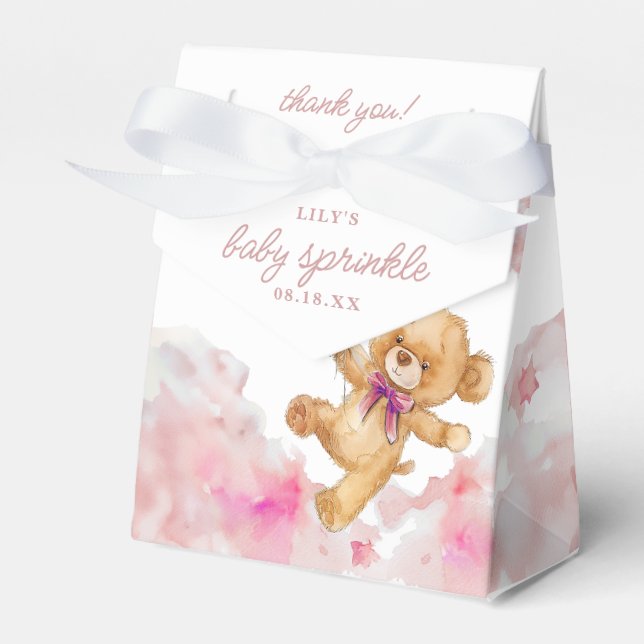 Ballotins Joli Bearly Wait Rose Girl Baby shower Sprinkl (Verso)