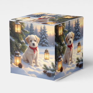 Ballotins Joli chiot dans la neige