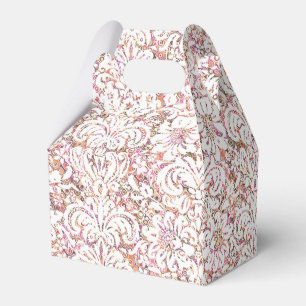 Ballotins Joli design floral vintage rose blanc