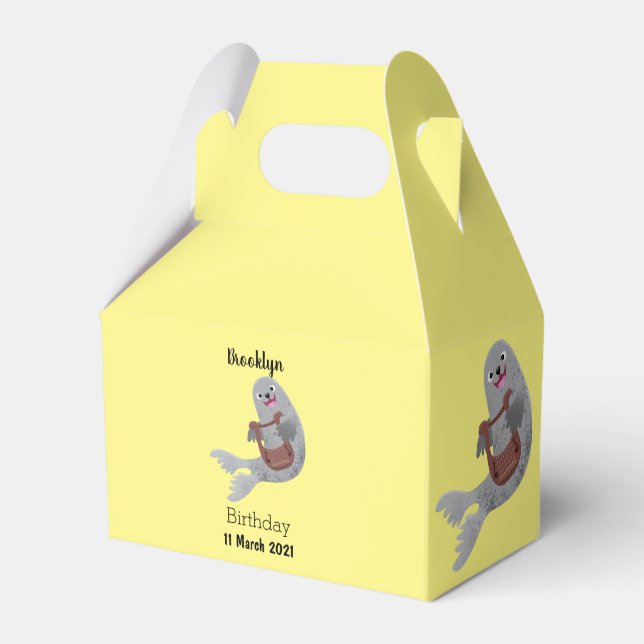 Ballotins Joli dessin animé sur le phoque du Groenland (Verso)