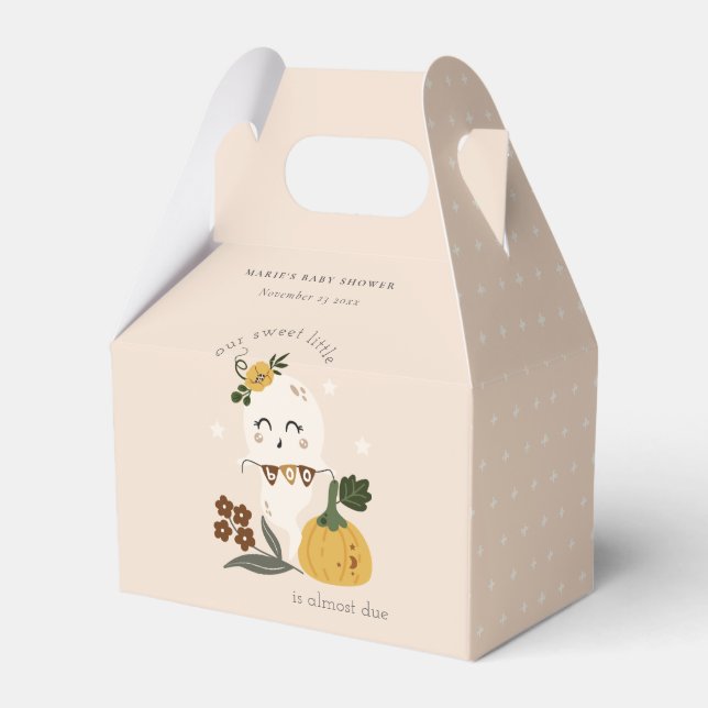 Ballotins Joli Halloween Blush Ghost Little Boo Baby shower (Verso)