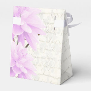 Ballotins Joli mariage de fleurs florales lilas pâles