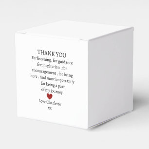 Ballotins joli merci personnalisé d'amour