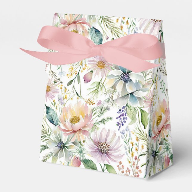 Ballotins Joli motif floral pastel (Verso)