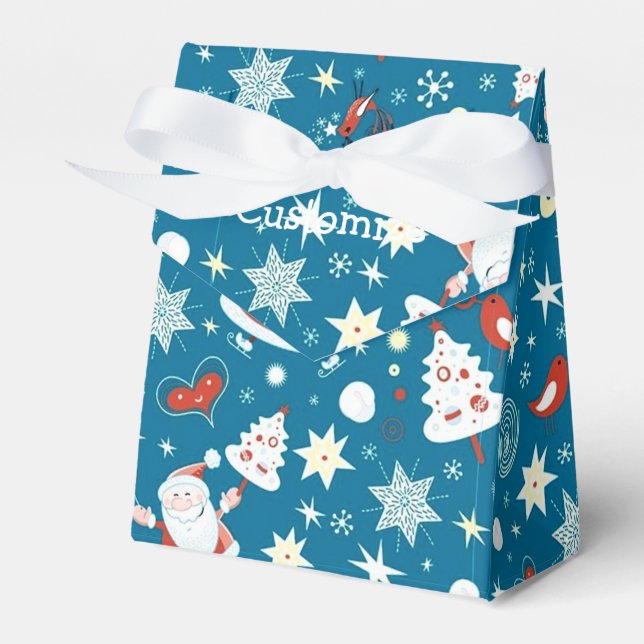 Ballotins Joli Noël Père Noël Motif Ballotin de tente (Verso)