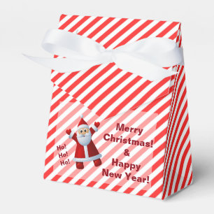 Ballotins Joli Père Noël Ho Ho Ho Joyeux Noël Rayures