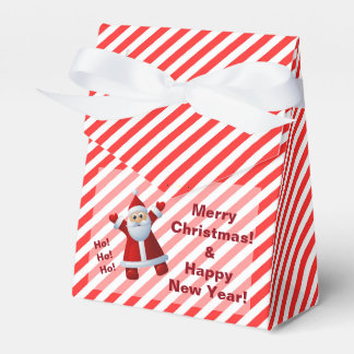 Ballotins Joli Père Noël Ho Ho Ho Joyeux Noël Rayures