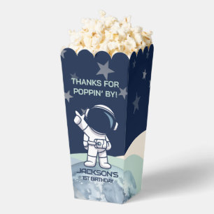Ballotins Joli popcorn d'anniversaire d'astronaute de l'espa