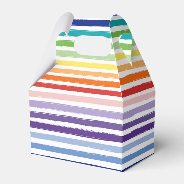 Ballotins Joli Rainbow Stripe Motif Anniversaire (Verso)