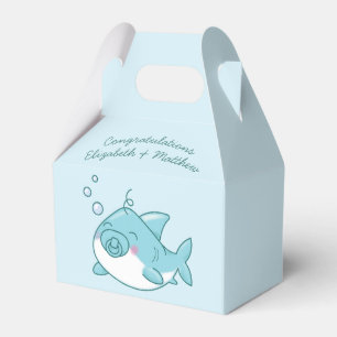Ballotins Joli requin Baby shower Kawaii Blue Boy