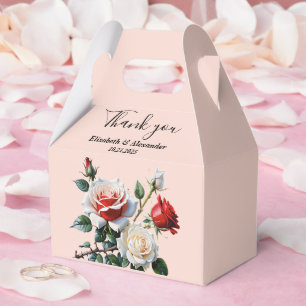 Ballotins Joli rose blanc rose rose rose mariage floral