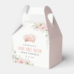 Ballotins Joli rose princesse Crown Tiara Floral Anniversair