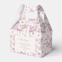 Joli Safari Toile de Jouy | Cadeau de Baby Shower 