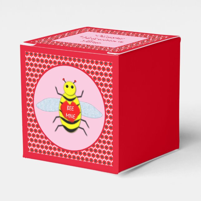 Ballotins Jolie abeille de la Saint-Valentin (Verso)