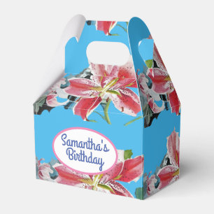 Ballotins Jolie boîte de bonbons de mariage à fleurs de lys 