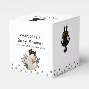 Ballotins Jolie chatte noire et Baby Shower livre