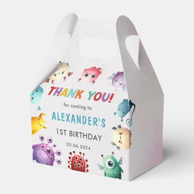 Ballotins Jolie couleur Notre Petite Fête d'Anniversaire Mon (Verso)