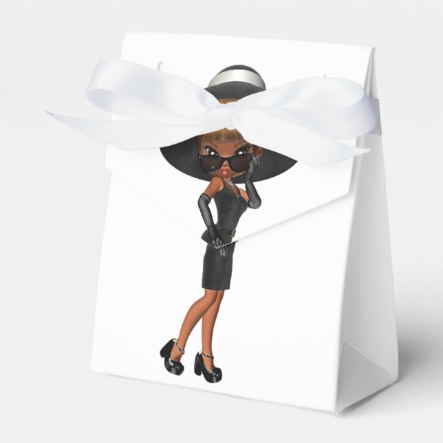 Ballotins Jolie diva afro-américaine (Verso)