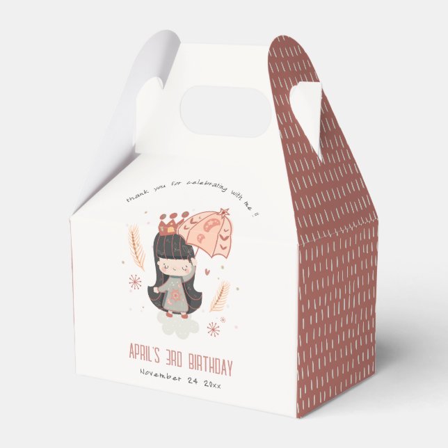 Ballotins Jolie Elegant Boho Princesse sur nuages Anniversai (Verso)