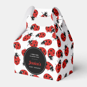 Ballotins Jolie fille Baby shower Red Ladybug
